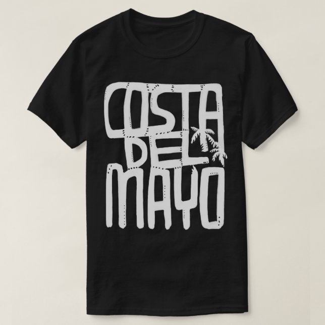 Costa Del Mayo Irish Summer Funny Mayo 1 T Shirt (Design framsida)