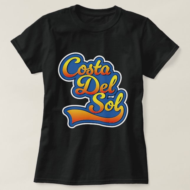 Costa Del Sol logotyp T Shirt (Design framsida)