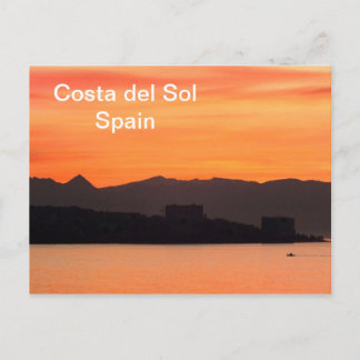 Costa del Sol, Spanien Vykort