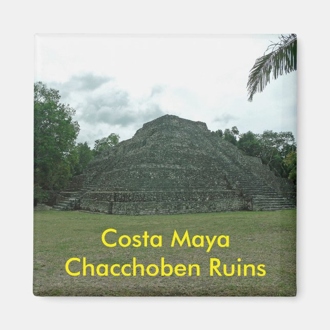 Costa Maya Chacchoben Ruins, Mexiko Magnet (Framsidan)