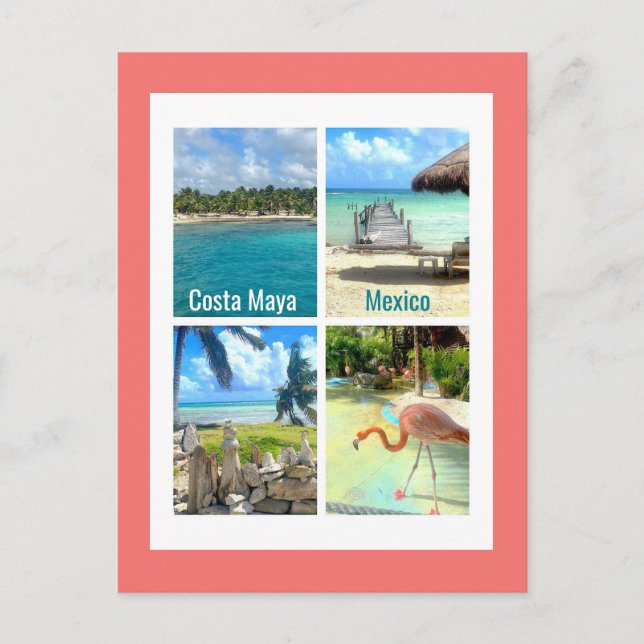 Costa Maya, Mexiko Vykort (Framsida)