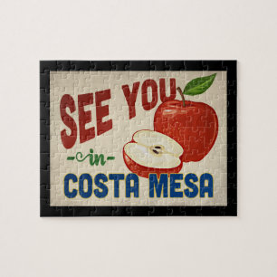 Costa Mesa California Apple - Vintage resor Pussel