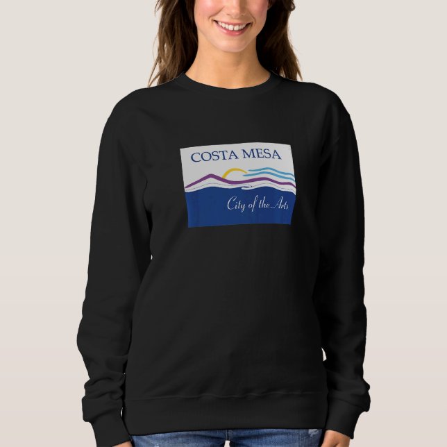 Costa Mesa Kalifornien Flagga   T Shirt (Framsida)