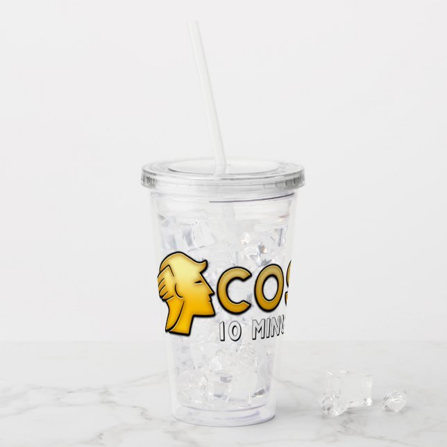 Costa Oil Corporate Gift Tumbler Take Away Mugg (Framsida Ice)