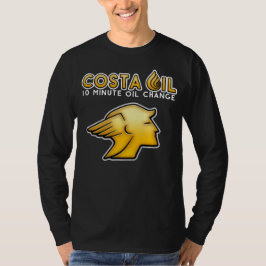 Costa Oil Employee Långärmad Black Shirt T Shirt