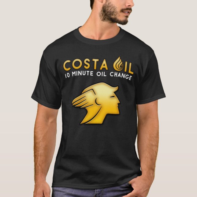 Costa Oil Mörk Shirt T Shirt (Framsida)