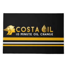 Costa Oil Tävla Rand Design Door Mat