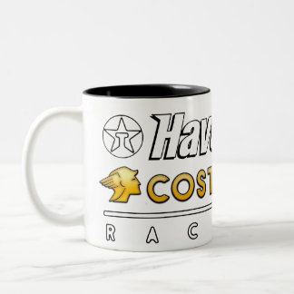 Costa Oil x Havoline Racing-mugg Två-Tonad Mugg