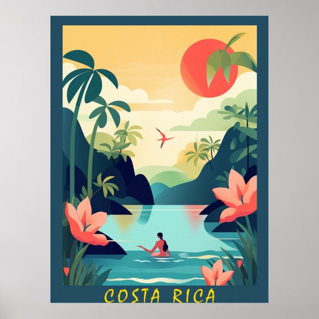 COSTA RICA #1 POSTER (Framsidan)