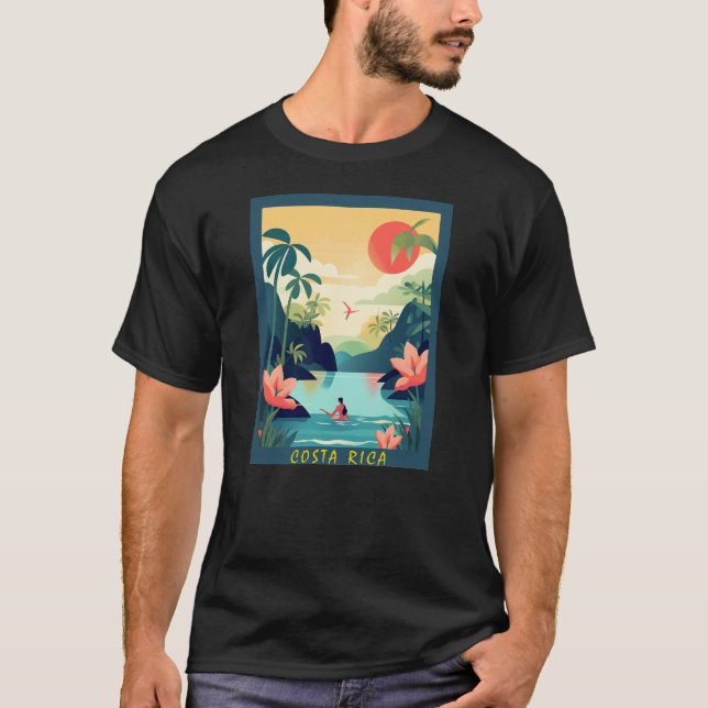 COSTA RICA #1 T SHIRT (Framsida)
