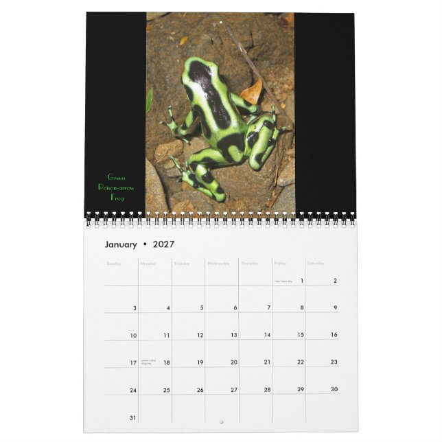 Costa Rica 2011 Kalender (Jan 2027)