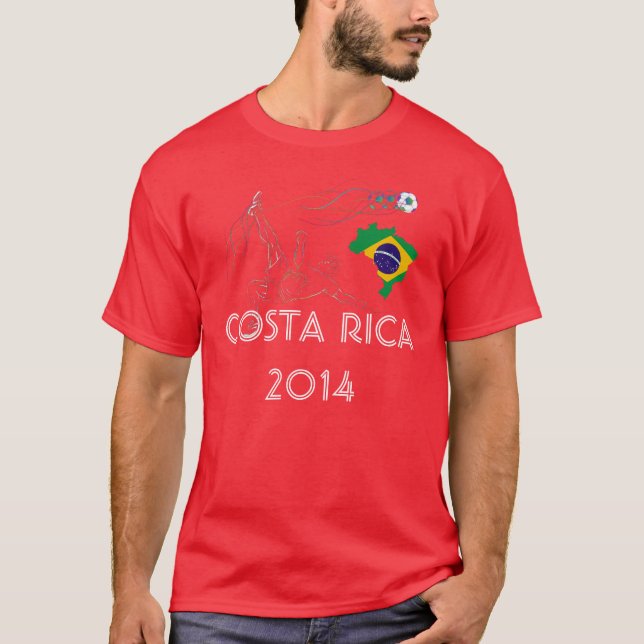 COSTA RICA 2014 TEE (Framsida)