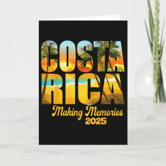 Costa Rica 2025 Skapa Minnen Matchande Familj V Kort