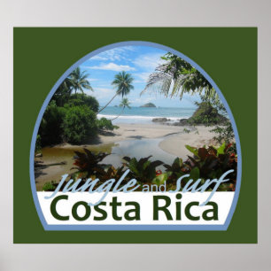 Costa Rica AFFISCHtryck Poster