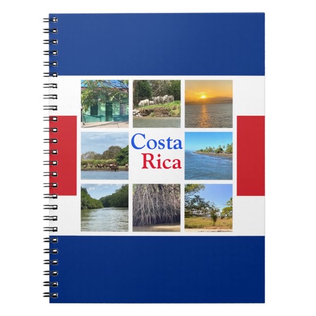 Costa Rica Anteckningsbok (Framsidan)