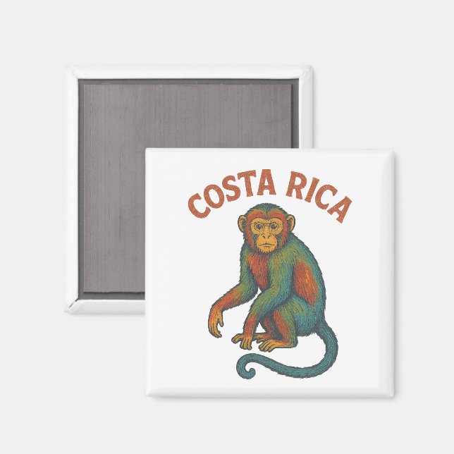 Costa Rica Apa Magnet (Front/Back)