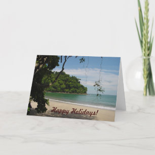 Costa Rica Beach Paradise Helgkort