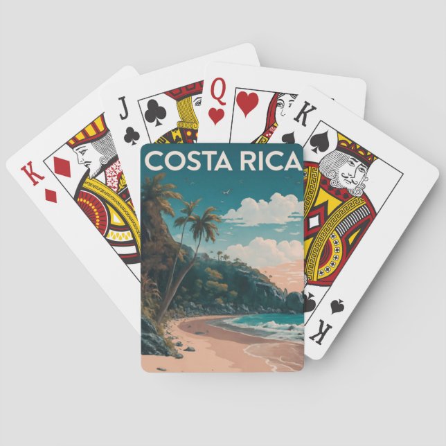 Costa Rica Beach Pura Vida Casinokort (Baksidan)