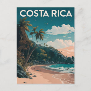 Costa Rica Beach Pura Vida Helg Vykort