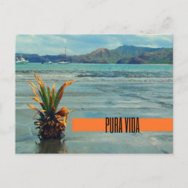 Costa Rica Beach Pura Vida vykort