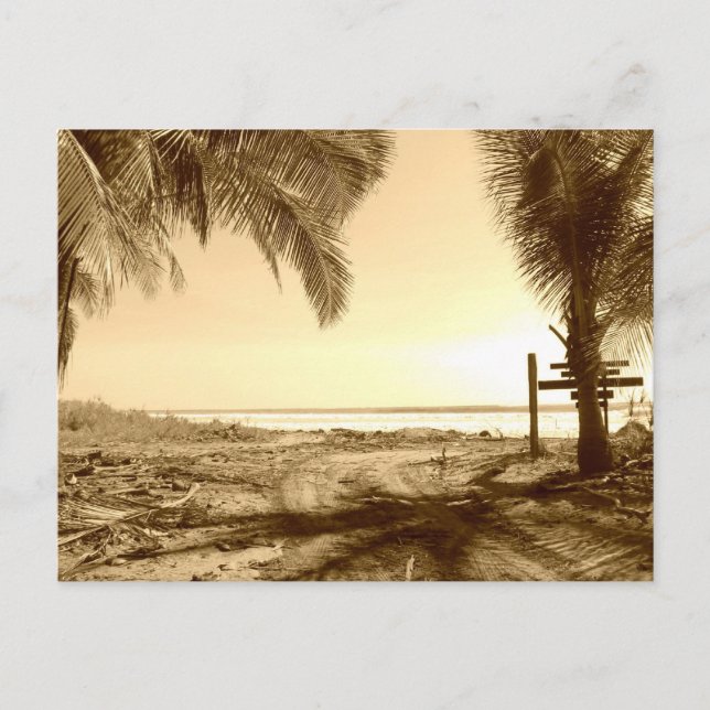 Costa Rica Beach Vykort (Framsida)