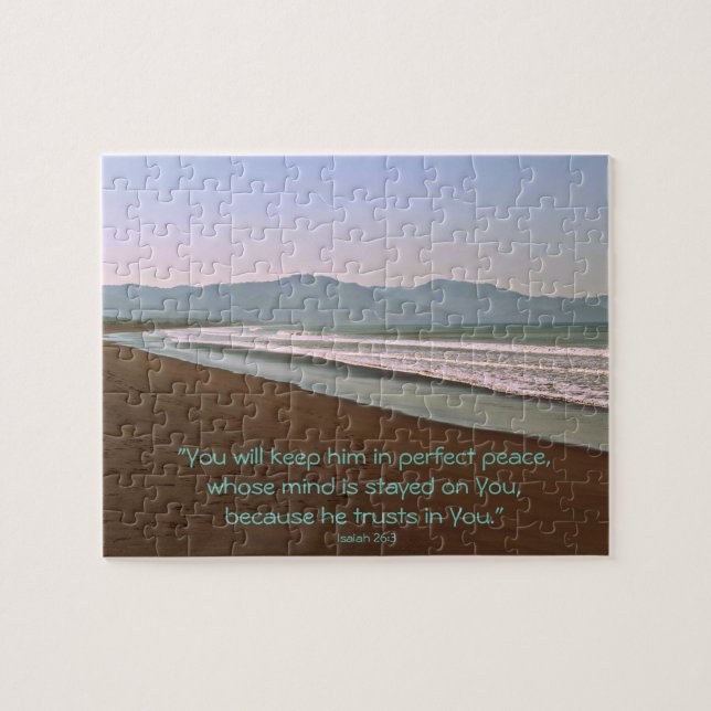 Costa Rica, Beach with Mountains Photo Pussel (Horisontell)