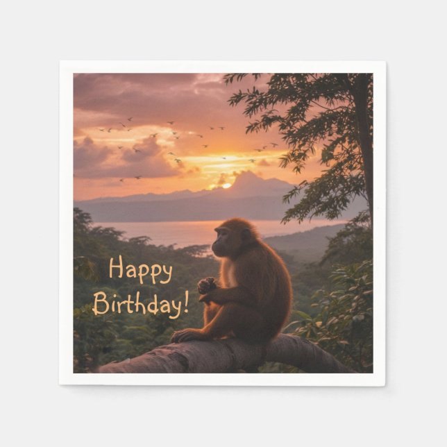 Costa Rica Birthday Pappersservett (Framsidan)