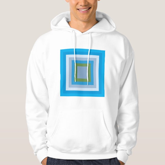 Costa Rica Blue Hoodie (Framsida)