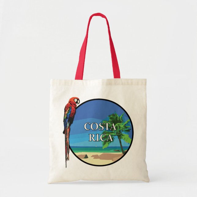 Costa Rica - BudgetTote Tygkasse (Framsidan)