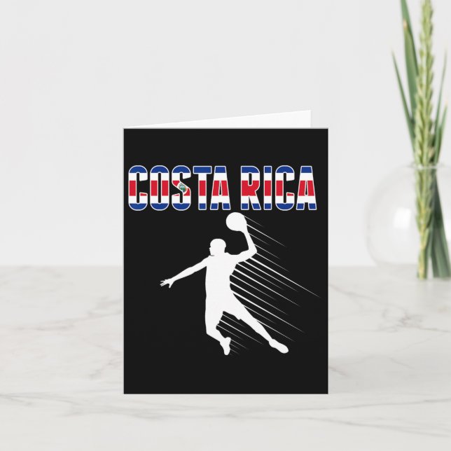 Costa Rica Bysketbyll Älskare Jersey Costa Rican f Kort (Framsida)