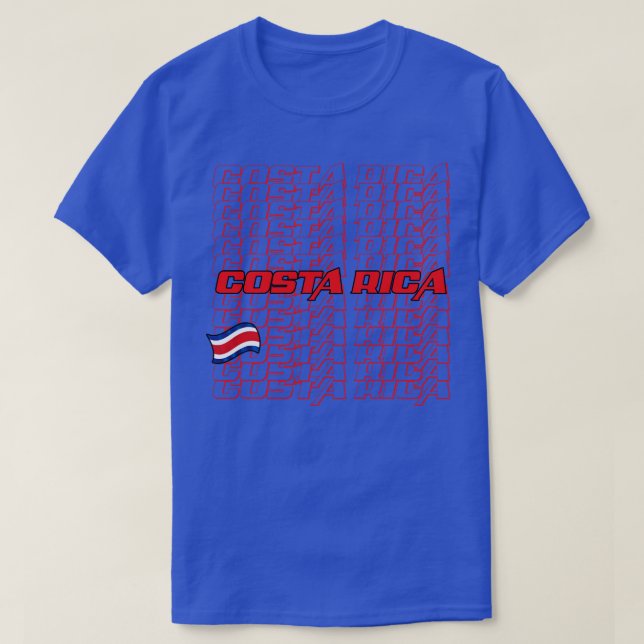 Costa Rica Cascade text 1 T Shirt (Design framsida)