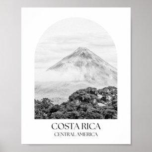 Costa Rica Centralamerika, fotopatecken Poster
