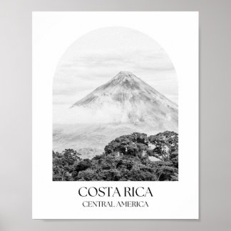 Costa Rica Centralamerika, fotopatecken Poster