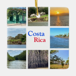 Costa Rica Ceramic Ornament