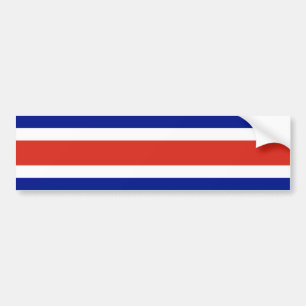 Costa Rica Civil Flagga Bildekal