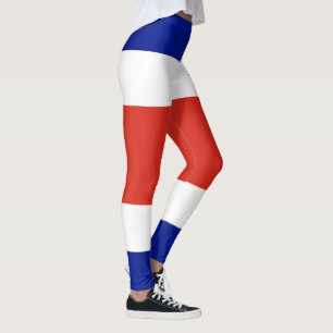 Costa Rica Civil Flagga Leggings