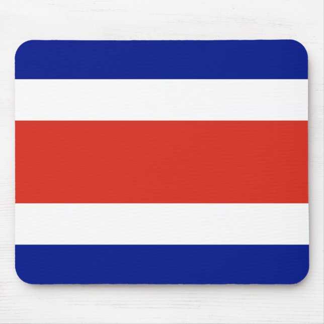 Costa Rica Civil Flagga Musmatta (Framsidan)