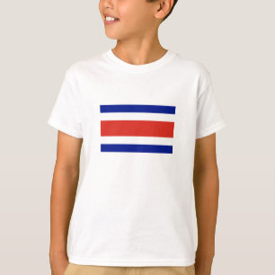 Costa Rica Civil Flagga T Shirt
