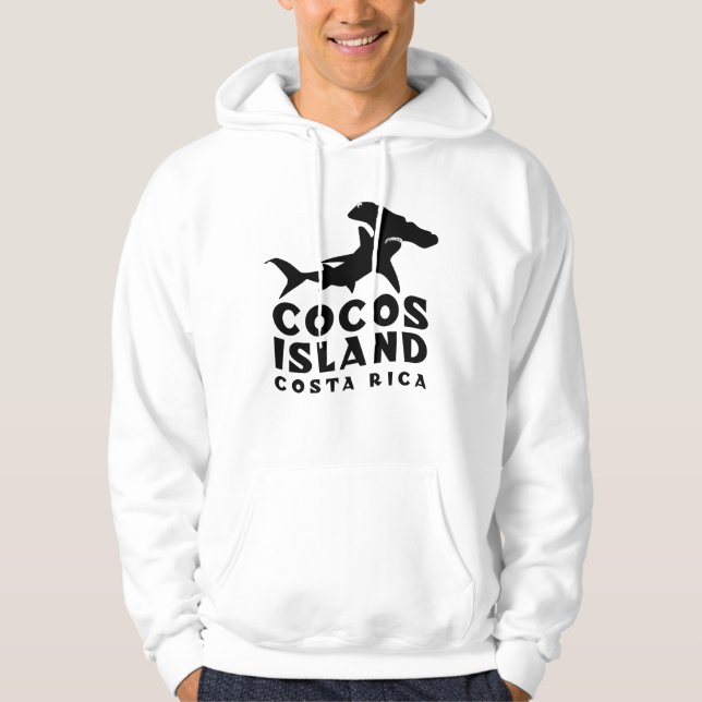 Costa Rica Cocos Island Shark Diving Hoodie (Framsida)