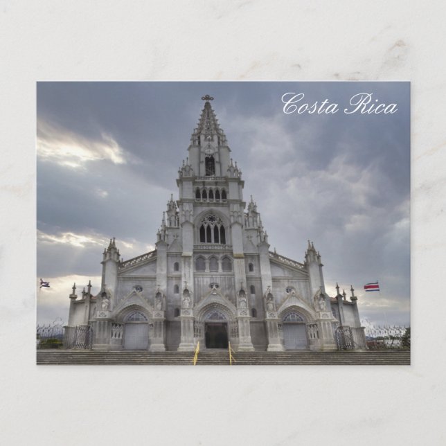 Costa Rica Coronado Church Travel Vykort (Framsida)