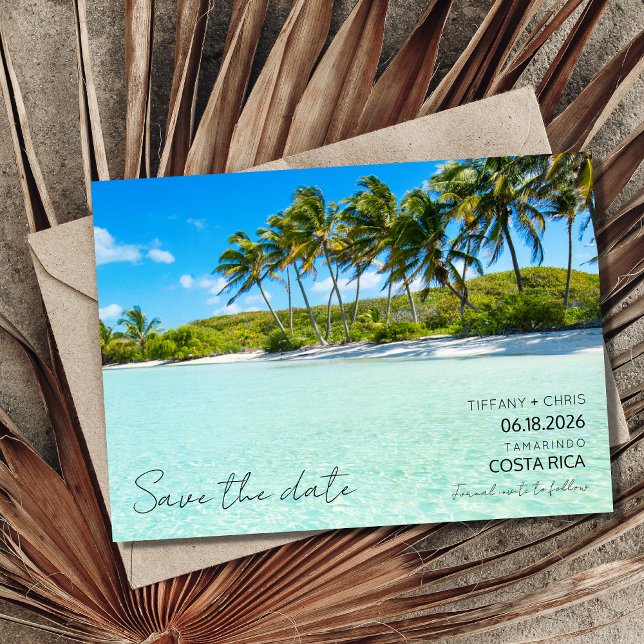 Costa Rica Destination Beach Wedding Spara Datumet (Skapare uppladdad)