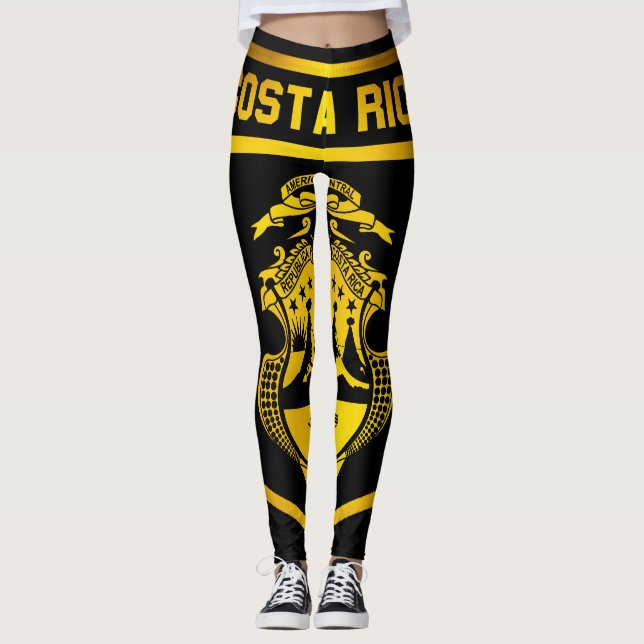Costa Rica Emblem Leggings (Framsida)