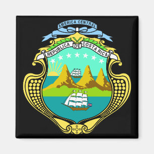 Costa Rica emblem Magnet