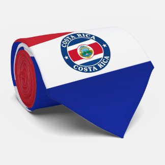 Costa Rica Flag Halsduk, Stilig Costa Rica Bandana Slips