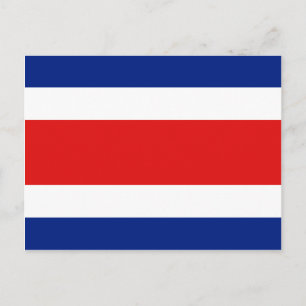 Costa Rica Flag Postkort Vykort