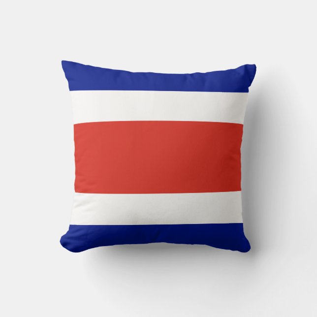 Costa RIca Flagga American MoJo Pillow Kudde (Framsida)