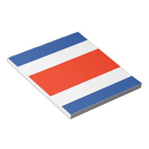 Costa Rica Flagga Anteckningsblock