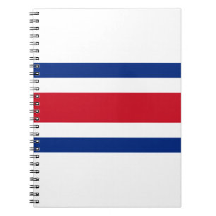 Costa Rica Flagga Anteckningsbok