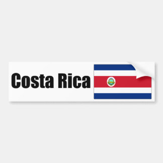 Costa Rica flagga Bildekal