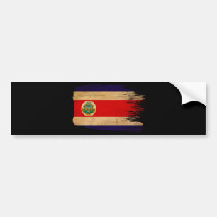 Costa Rica flagga Bildekal